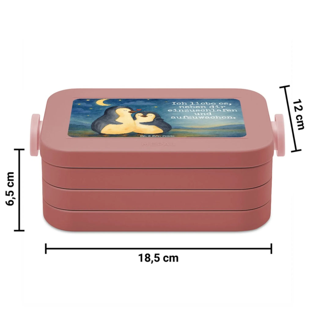MEPAL Bentobox Pinguine Einschlafen Design Brotdose, Bentobox, Lunchbox, Liebe, Partner, Freund, Freundin, Ehemann, Ehefrau, Heiraten, Verlobung, Heiratsantrag, Liebesgeschenk, Jahrestag, Hocheitstag, für Männer, Valentinstag, Geschenk für Freundin, Geschenk für Partner, für Ehemann, Geschenk für Frauen, Liebesbeweis, Hochzeitstag, Mitbringsel