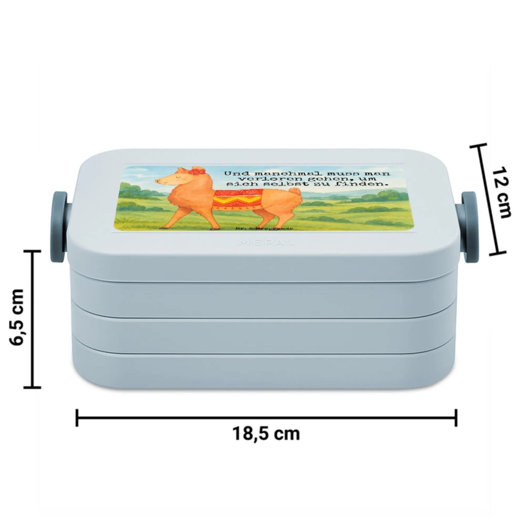 MEPAL Bentobox Alpaka Stolz Design Brotdose, Lunchbox, Bentobox, Alpaka, Lama