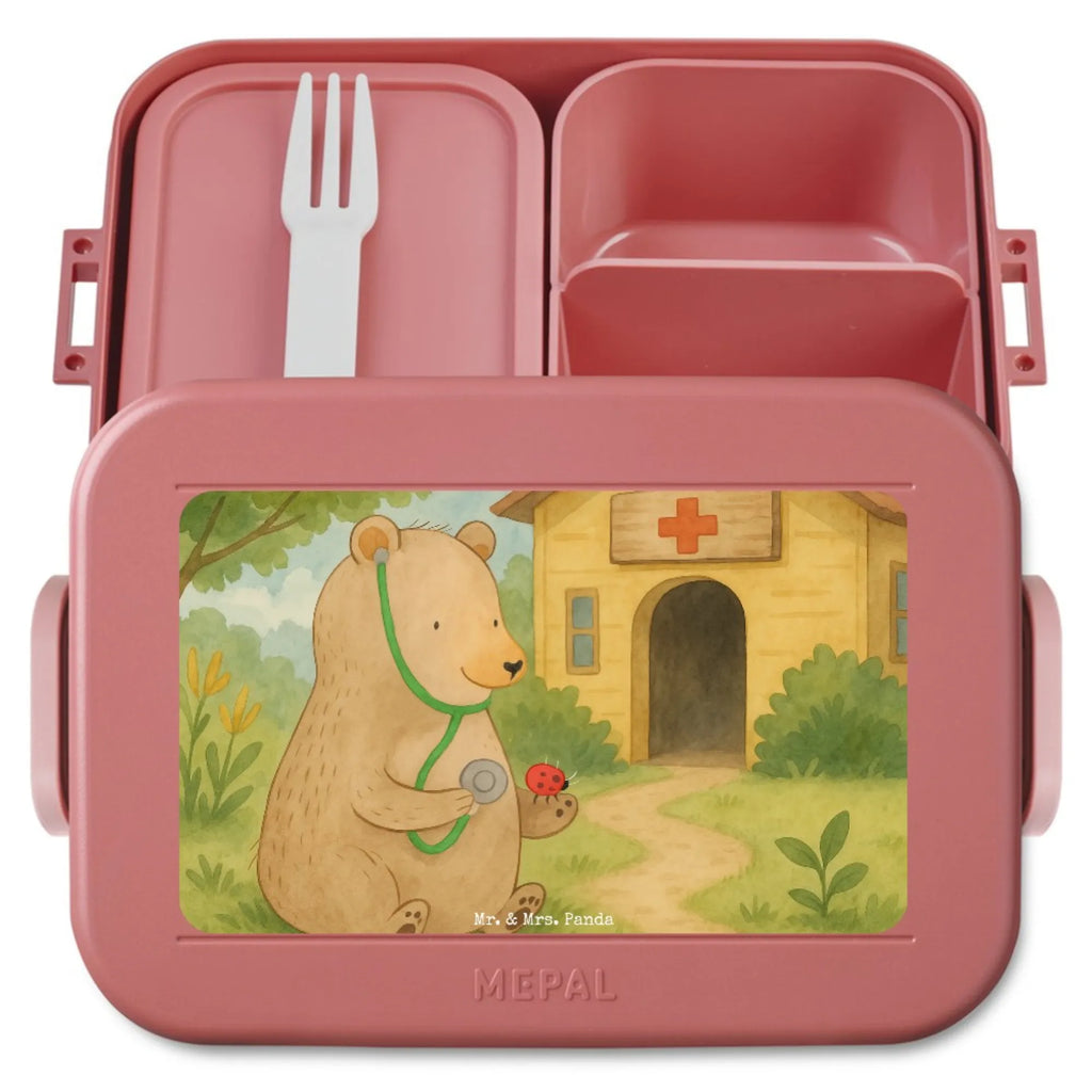 MEPAL Bentobox Bär Arzt Design Brotdose, Lunchbox, Bentobox, Bär, Teddy, Teddybär, Professor, Doktor, Professorin, Ärztin, Doktorin, Arzt
