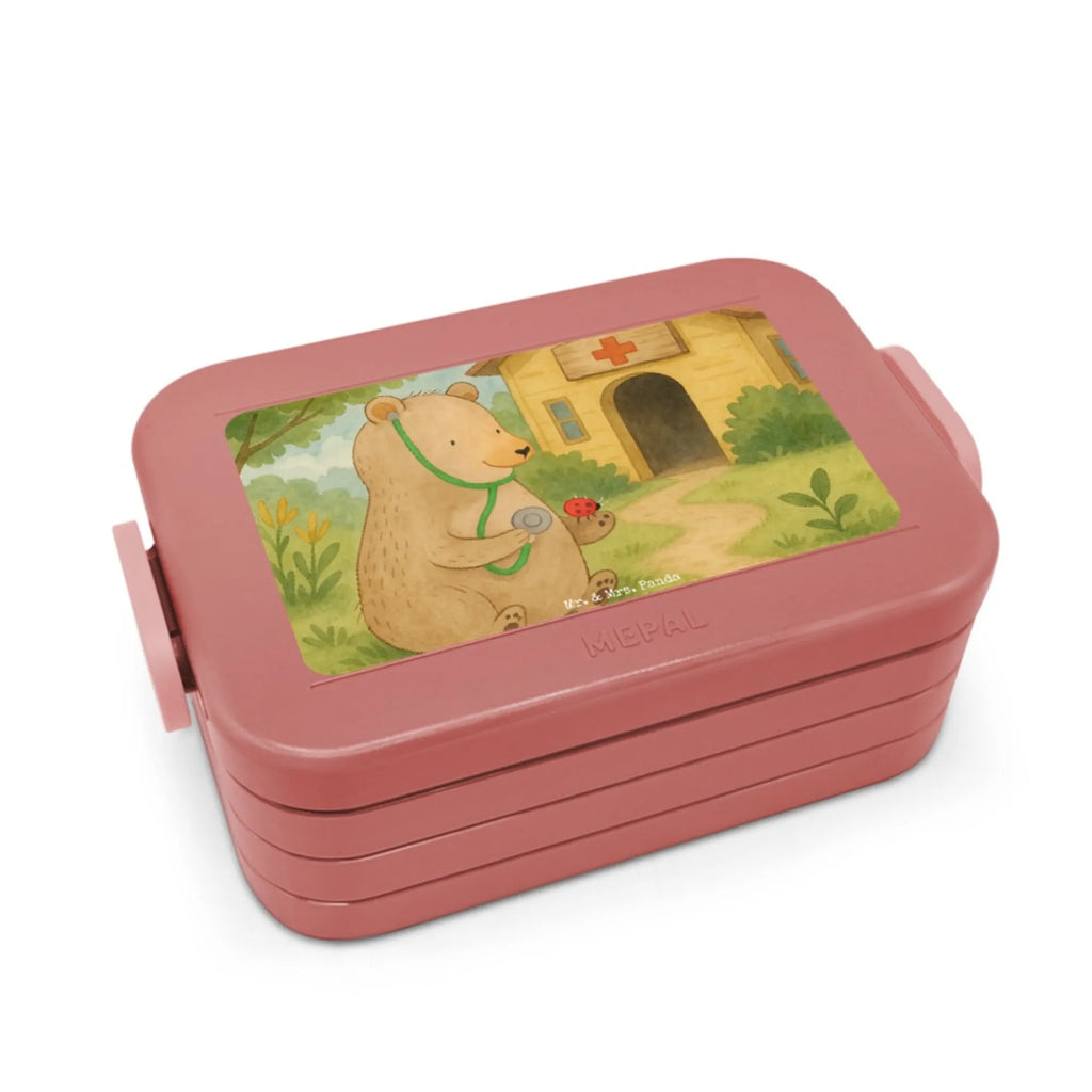 MEPAL Bentobox Bär Arzt Design Brotdose, Lunchbox, Bentobox, Bär, Teddy, Teddybär, Professor, Doktor, Professorin, Ärztin, Doktorin, Arzt