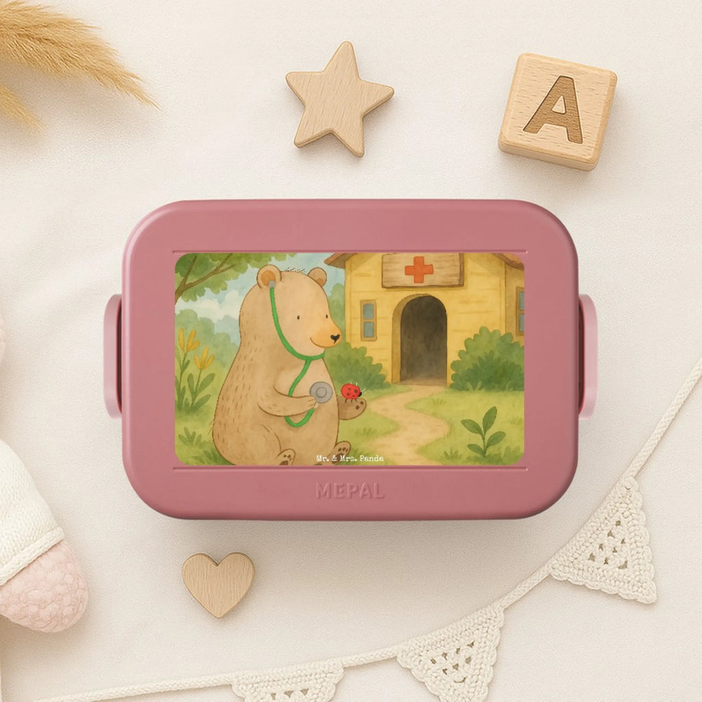 MEPAL Bentobox Bär Arzt Design Brotdose, Lunchbox, Bentobox, Bär, Teddy, Teddybär, Professor, Doktor, Professorin, Ärztin, Doktorin, Arzt