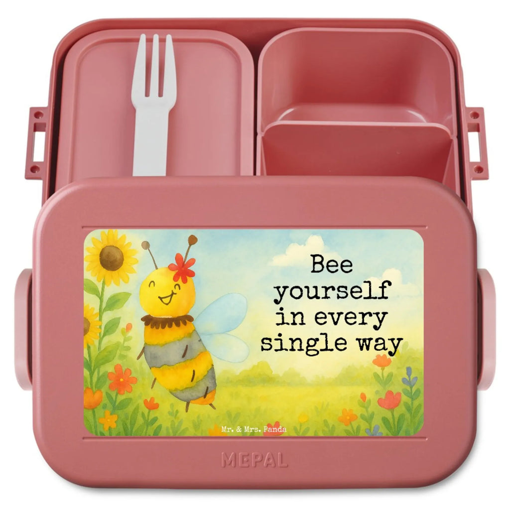 MEPAL Bentobox Biene Blume Design Brotdose, Lunchbox, Bentobox, Biene, Wespe, Hummel