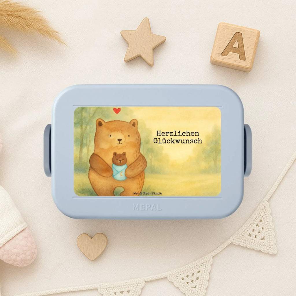 MEPAL Bentobox Bär Baby Design Brotdose, Lunchbox, Bentobox, Bär, Teddy, Teddybär, Geburtstag, Nichte, Taufe, Neffe, Glückwunsch, Enkel, Eltern, Geburt, Mutter, Täufling, Enkelin, Baby