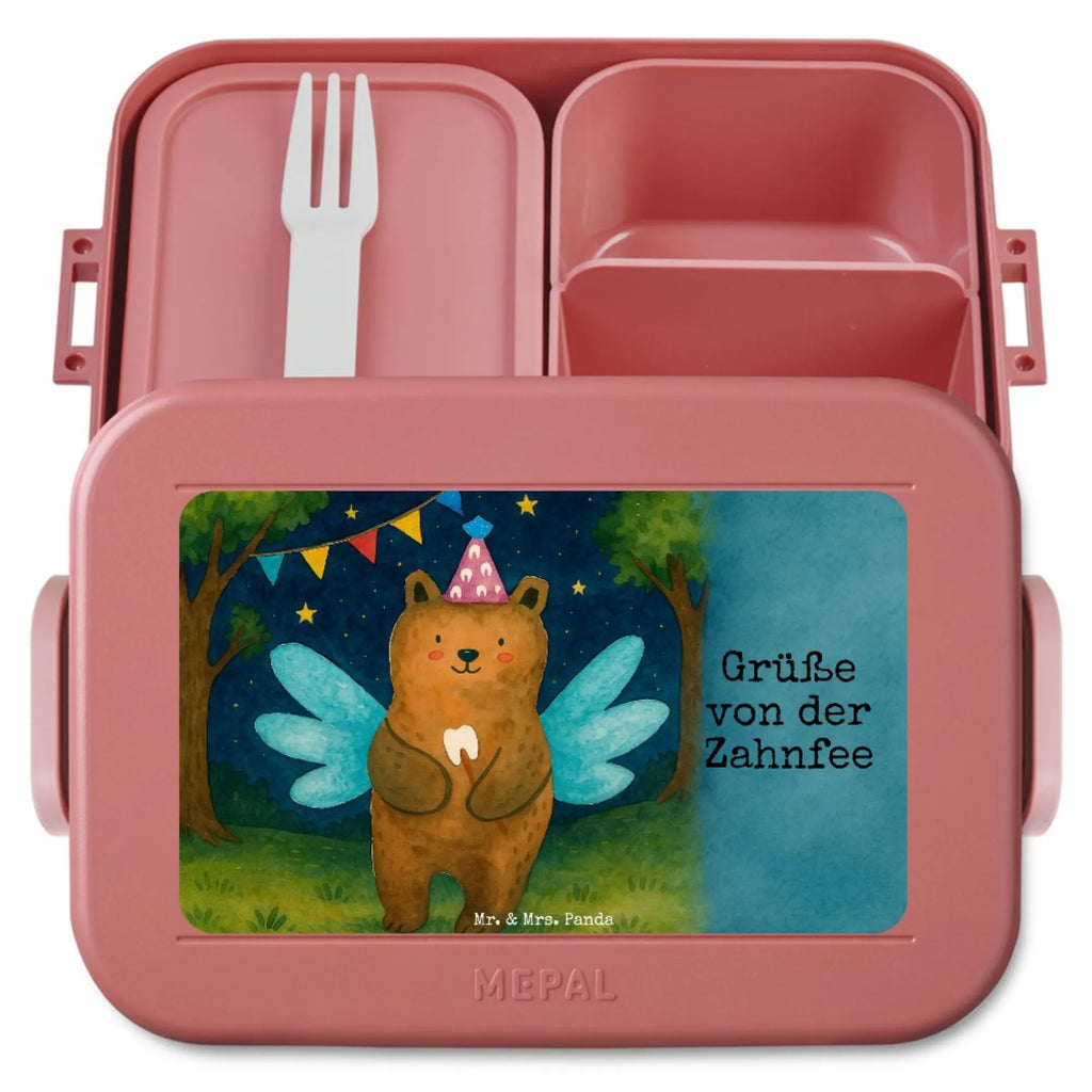 MEPAL Bentobox Bär Zahnfee Design Bentobox, Lunchbox, Brotdose, Bär, Teddy, Teddybär, Fee, Zahnfee, Milchzahn, Erster Zahn