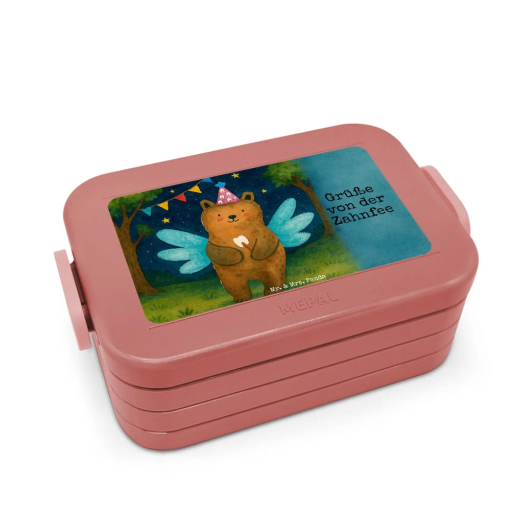 MEPAL Bentobox Bär Zahnfee Design Bentobox, Lunchbox, Brotdose, Bär, Teddy, Teddybär, Fee, Zahnfee, Milchzahn, Erster Zahn