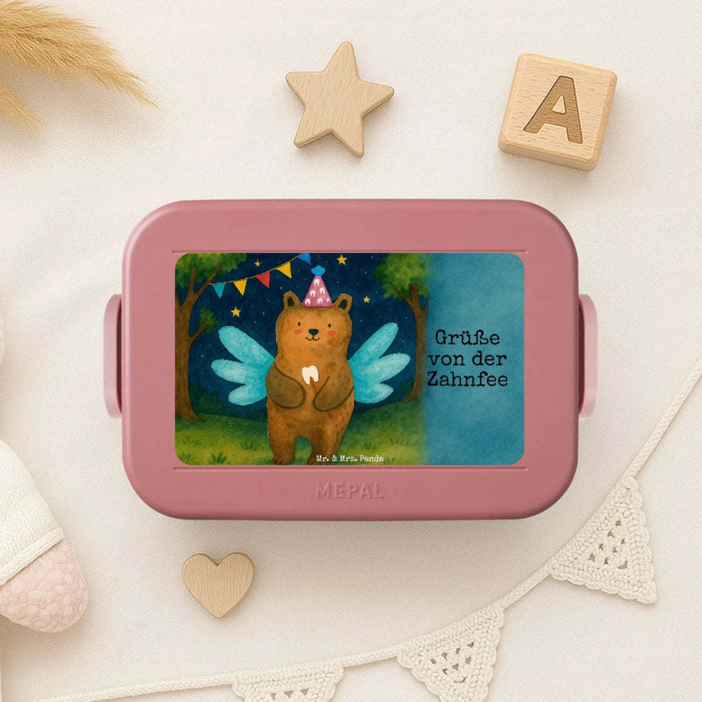 MEPAL Bentobox Bär Zahnfee Design Bentobox, Lunchbox, Brotdose, Bär, Teddy, Teddybär, Fee, Zahnfee, Milchzahn, Erster Zahn