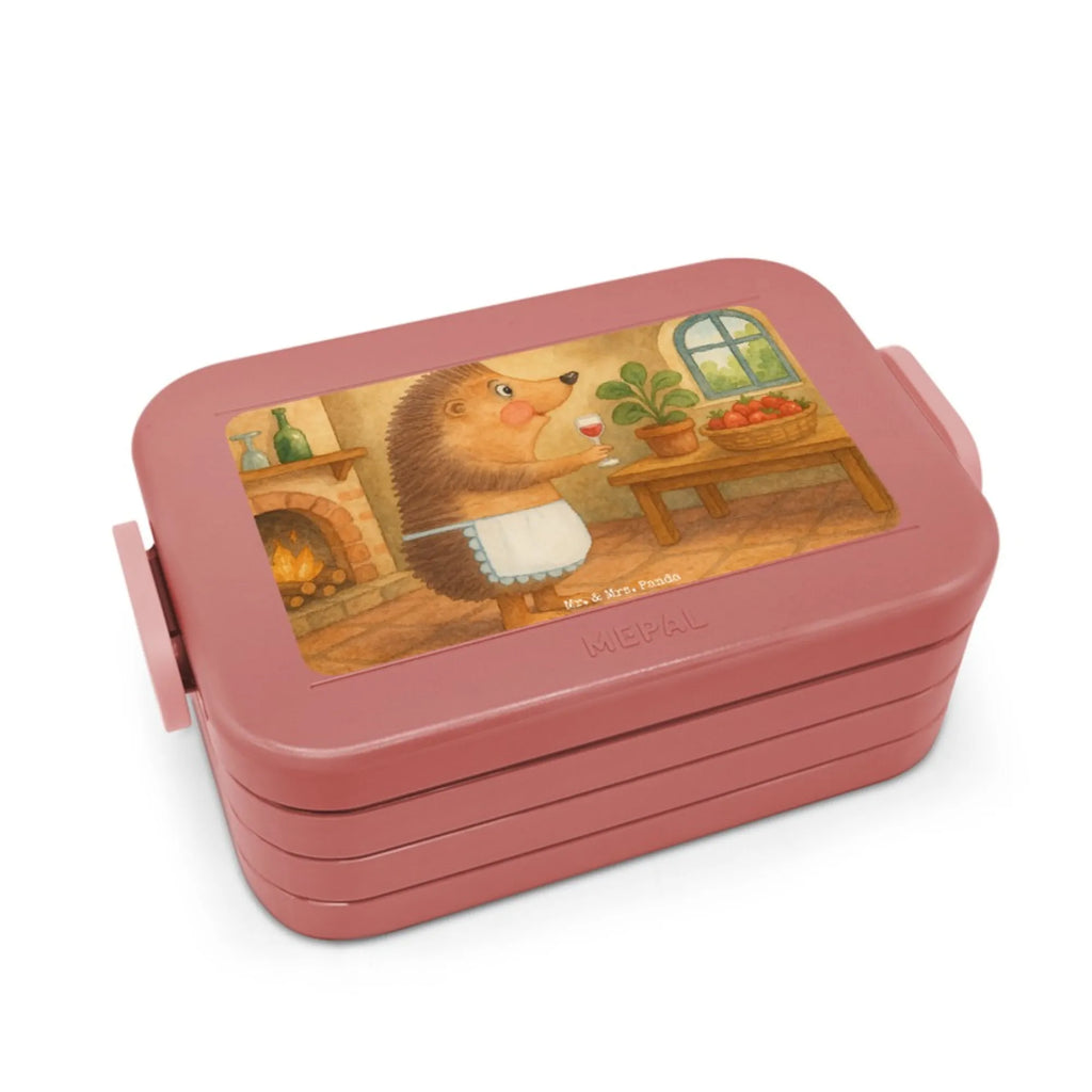 MEPAL Bentobox Igel Wein Design Lunchbox, Bentobox, Brotdose, Tiermotive, Gute Laune, lustige Sprüche, Tiere, Igel, Geschenk Weinliebhaber, Wein Deko, Geschenk Weintrinker, Wein trinken, Weinglas, Weißwein, Wein Spruch, Rotwein