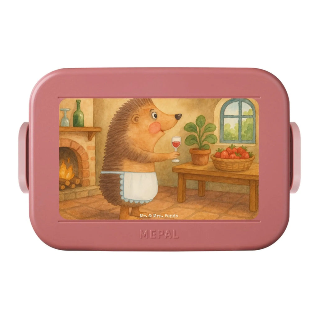 MEPAL Bentobox Igel Wein Design Lunchbox, Bentobox, Brotdose, Tiermotive, Gute Laune, lustige Sprüche, Tiere, Igel, Geschenk Weinliebhaber, Wein Deko, Geschenk Weintrinker, Wein trinken, Weinglas, Weißwein, Wein Spruch, Rotwein