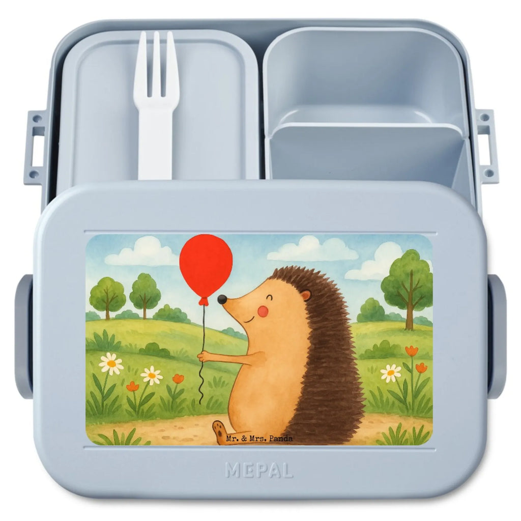 MEPAL Bentobox Igel Luftballon Design Lunchbox, Brotdose, Bentobox, Tiermotive, Gute Laune, lustige Sprüche, Tiere, Geburtstagskind, Ballon, Happy Birthday, Igel, Glückwunsch, Herzlichen Glückwunsch, Geburtstag