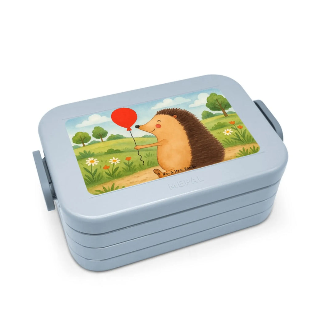 MEPAL Bentobox Igel Luftballon Design Lunchbox, Brotdose, Bentobox, Tiermotive, Gute Laune, lustige Sprüche, Tiere, Geburtstagskind, Ballon, Happy Birthday, Igel, Glückwunsch, Herzlichen Glückwunsch, Geburtstag