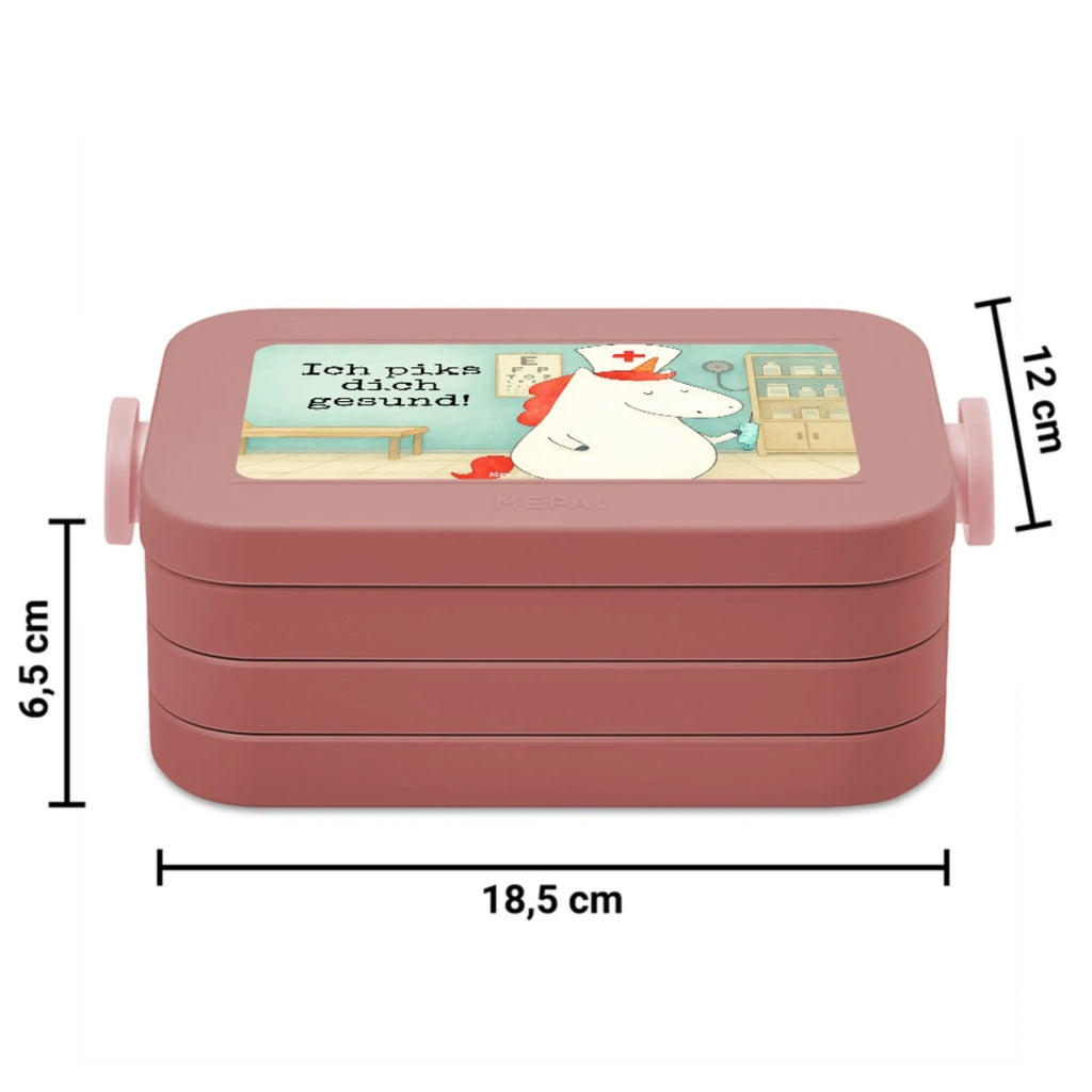 MEPAL Bentobox Einhorn Krankenschwester Design Lunchbox, Bentobox, Brotdose, Einhorn, Einhörner, Einhorn Deko, Unicorn, Krankenschwester Geschenk, Krankenhaus, Ärztin Geschenk, Krankenschwester Dankeschön, Krankenpfleger Geschenk, Krankenpflegerin