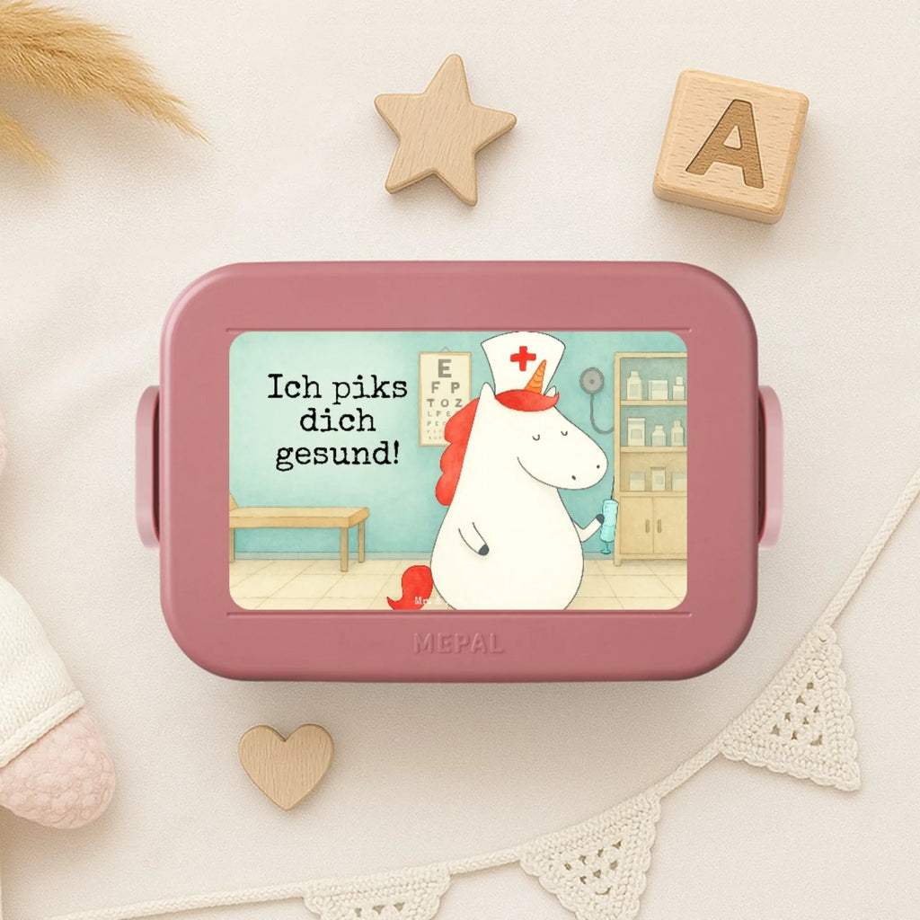 MEPAL Bentobox Einhorn Krankenschwester Design Lunchbox, Bentobox, Brotdose, Einhorn, Einhörner, Einhorn Deko, Unicorn, Krankenschwester Geschenk, Krankenhaus, Ärztin Geschenk, Krankenschwester Dankeschön, Krankenpfleger Geschenk, Krankenpflegerin