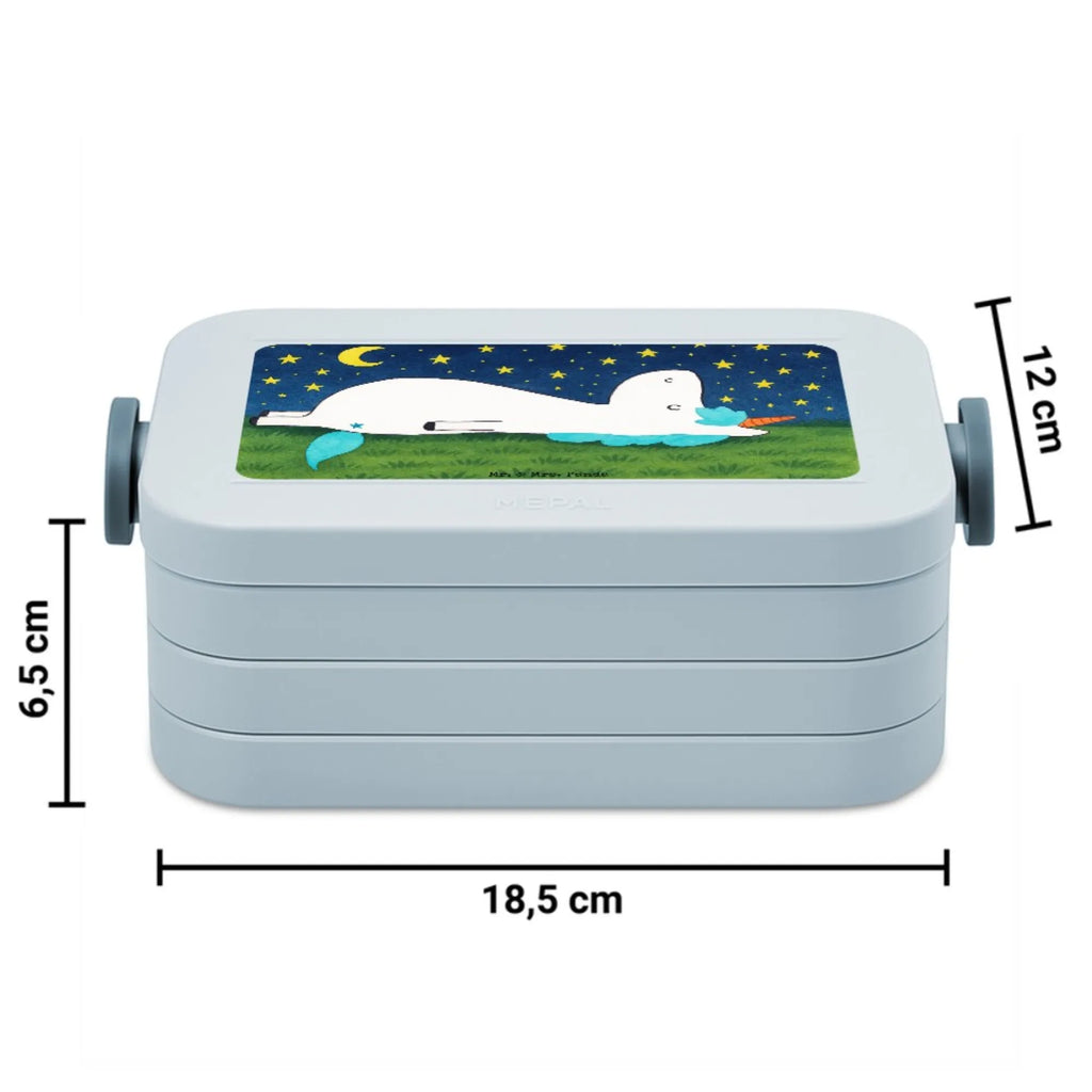 MEPAL Bentobox Einhorn Sternenhimmel Design Lunchbox, Brotdose, Bentobox, Einhorn, Einhörner, Einhorn Deko, Unicorn, Sternenhimmel, Sterne, Dachschaden, Verrückt