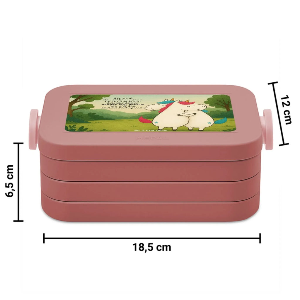 MEPAL Bentobox Einhörner Umarmen Design Brotdose, Bentobox, Lunchbox, Einhorn, Einhörner, Einhorn Deko, Unicorn, BFF, Geschwister, Liebe, Sister, Familie, Freundin, Schwester, Freundinnen, Schwestern