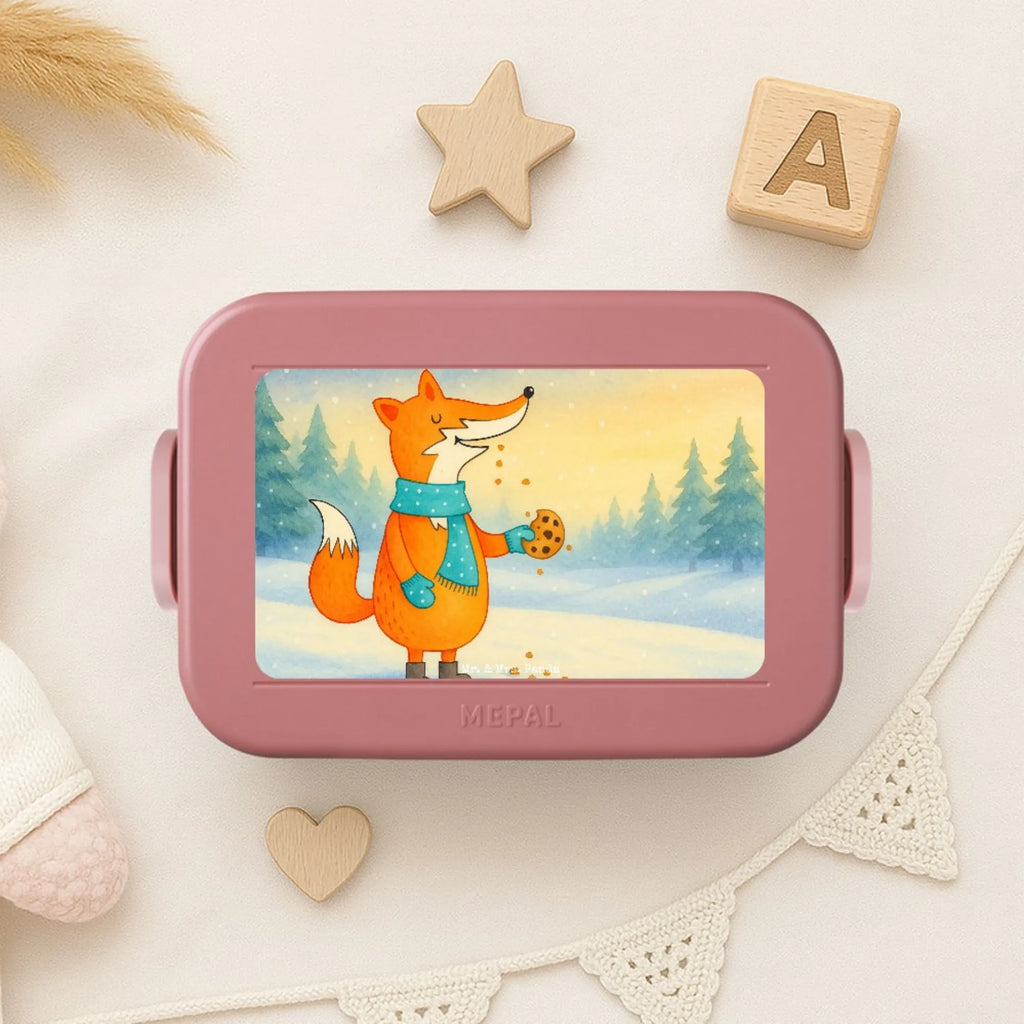 MEPAL Bentobox Fuchs Keks Design Lunchbox, Brotdose, Bentobox, Fuchs, Winter, Liebe, Kekse, Füchse, Weihnachtszeit, Plätzchen, Küche Deko, Backen Spruch