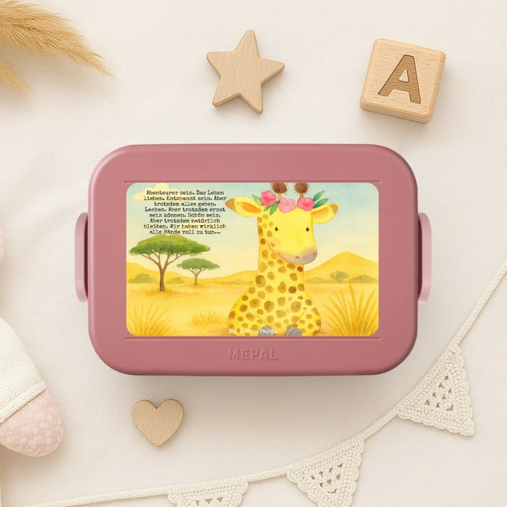 MEPAL Bentobox Giraffe Blumenkranz Design Lunchbox, Bentobox, Brotdose, Afrika, Wildtiere, Selbstliebe, Blumenkranz, Abenteurer, Giraffe, Freundin