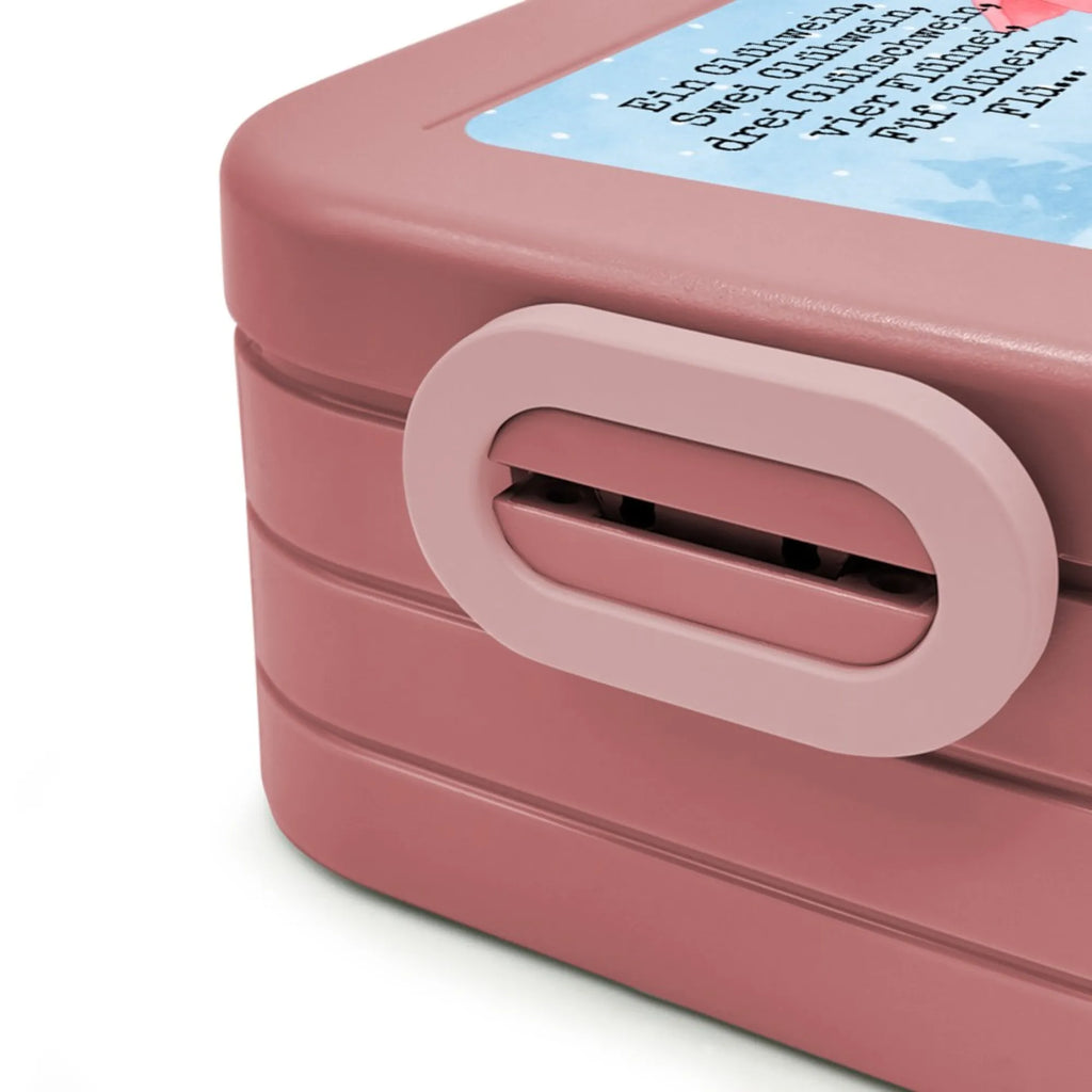 MEPAL Bentobox Schweinchen Glühwein Design Bentobox, Lunchbox, Brotdose, Winter, Weihnachten, Weihnachtsdeko, Nikolaus, Advent, Heiligabend, Wintermotiv, Betrunken, Glühwein, Weihnachtsmarkt, Spruch