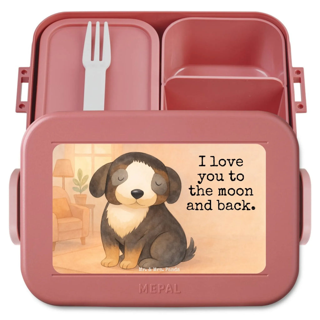 MEPAL Bentobox Hund Entspannen Design Bentobox, Lunchbox, Brotdose, Hund, Hundemotiv, Haustier, Hunderasse, Tierliebhaber, Hundebesitzer, Sprüche, Hundeliebe, schwarzer Hund, Liebe, Hundeglück