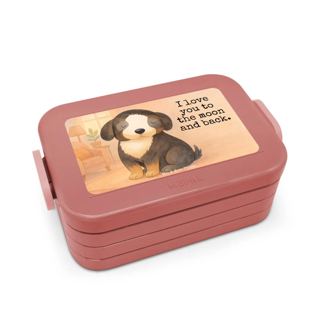 MEPAL Bentobox Hund Entspannen Design Bentobox, Lunchbox, Brotdose, Hund, Hundemotiv, Haustier, Hunderasse, Tierliebhaber, Hundebesitzer, Sprüche, Hundeliebe, schwarzer Hund, Liebe, Hundeglück