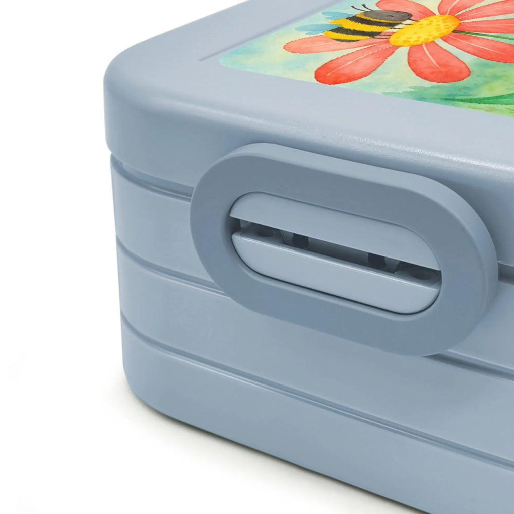 MEPAL Bentobox Hummel Blume Design Bentobox, Brotdose, Lunchbox, Tiermotive, Gute Laune, lustige Sprüche, Tiere, Wespe, Hummeln, Flauschig, Blume, Hummel, Biene, Natur, Feld