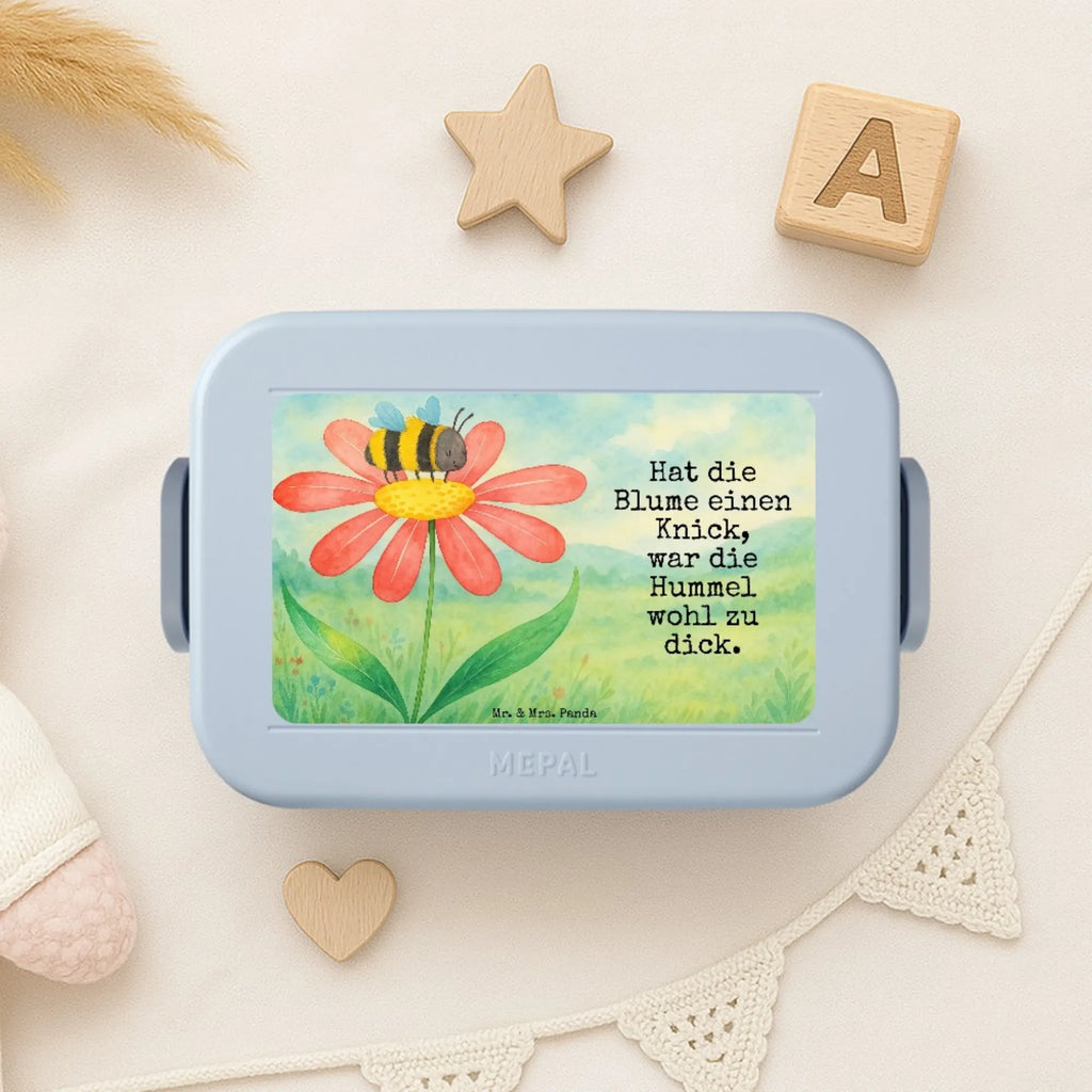 MEPAL Bentobox Hummel Blume Design Bentobox, Brotdose, Lunchbox, Tiermotive, Gute Laune, lustige Sprüche, Tiere, Wespe, Hummeln, Flauschig, Blume, Hummel, Biene, Natur, Feld