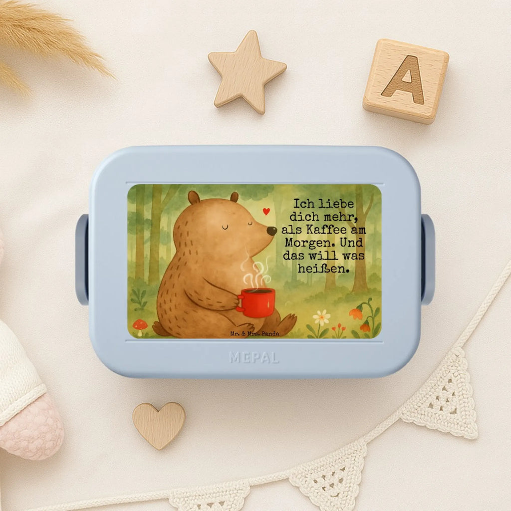 MEPAL Bentobox Bär Morgenkaffee Design Brotdose, Bentobox, Lunchbox, Liebe, Partner, Freund, Freundin, Ehemann, Ehefrau, Heiraten, Verlobung, Heiratsantrag, Liebesgeschenk, Jahrestag, Hocheitstag, Liebesbeweis, für Ehemann, Mitbringsel, Geschenk für Freundin, Geschenk für Partner, für Männer, Valentinstag, Geschenk für Frauen, Hochzeitstag