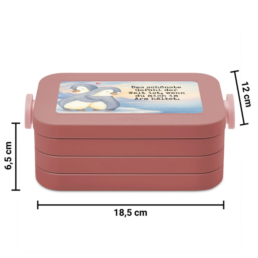 MEPAL Bentobox Pinguine Kuscheln Design Bentobox, Brotdose, Lunchbox, Liebe, Partner, Freund, Freundin, Ehemann, Ehefrau, Heiraten, Verlobung, Heiratsantrag, Liebesgeschenk, Jahrestag, Hocheitstag, Geschenk für Frauen, Valentinstag, für Männer, Geschenk für Partner, für Ehemann, Mitbringsel, Hochzeitstag, Liebesbeweis, Geschenk für Freundin