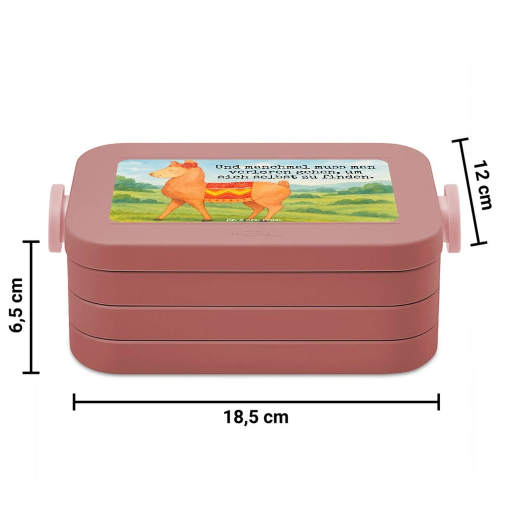 MEPAL Bentobox Alpaka Stolz Design Brotdose, Lunchbox, Bentobox, Alpaka, Lama