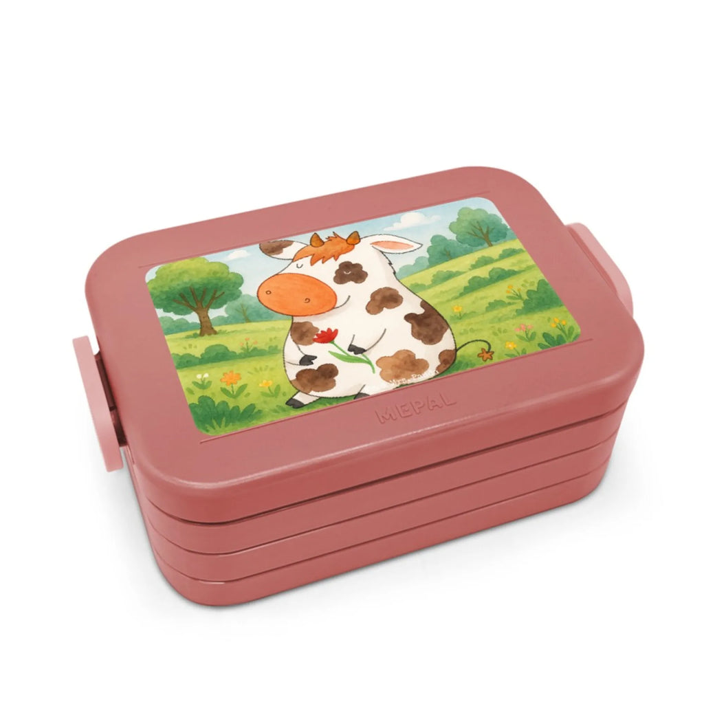 MEPAL Bentobox Kuh Design Bentobox, Lunchbox, Brotdose, Bauernhof, Hoftiere, Landwirt, Landwirtin, Flausen, Spruch, Magie, Träume, Kühe, Kuh, Motivtion, Milch, Milchkuh, Hof