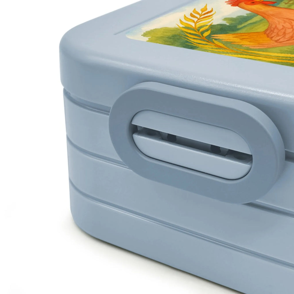 MEPAL Bentobox Huhn Stolz Design Bentobox, Brotdose, Lunchbox, Bauernhof, Hoftiere, Landwirt, Landwirtin, Schwangerschaft, Hahn, Henne, Hühner, Eier, Spruch, Landleben, Magie, Hof, Geburt, Motivation