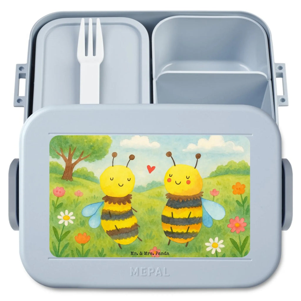 MEPAL Bentobox Biene Verliebt Design Brotdose, Lunchbox, Bentobox, Biene, Wespe, Hummel