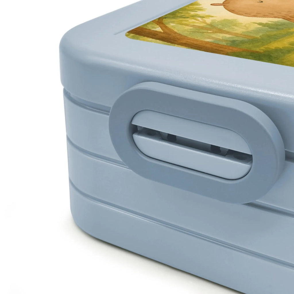 MEPAL Bentobox Bär Kaffee Design Lunchbox, Bentobox, Brotdose, Bär, Teddy, Teddybär, Motivation, Morgenroutine, Bären, guten Morgen, Welt retten, Kaffee, Coffee, Welt erobern