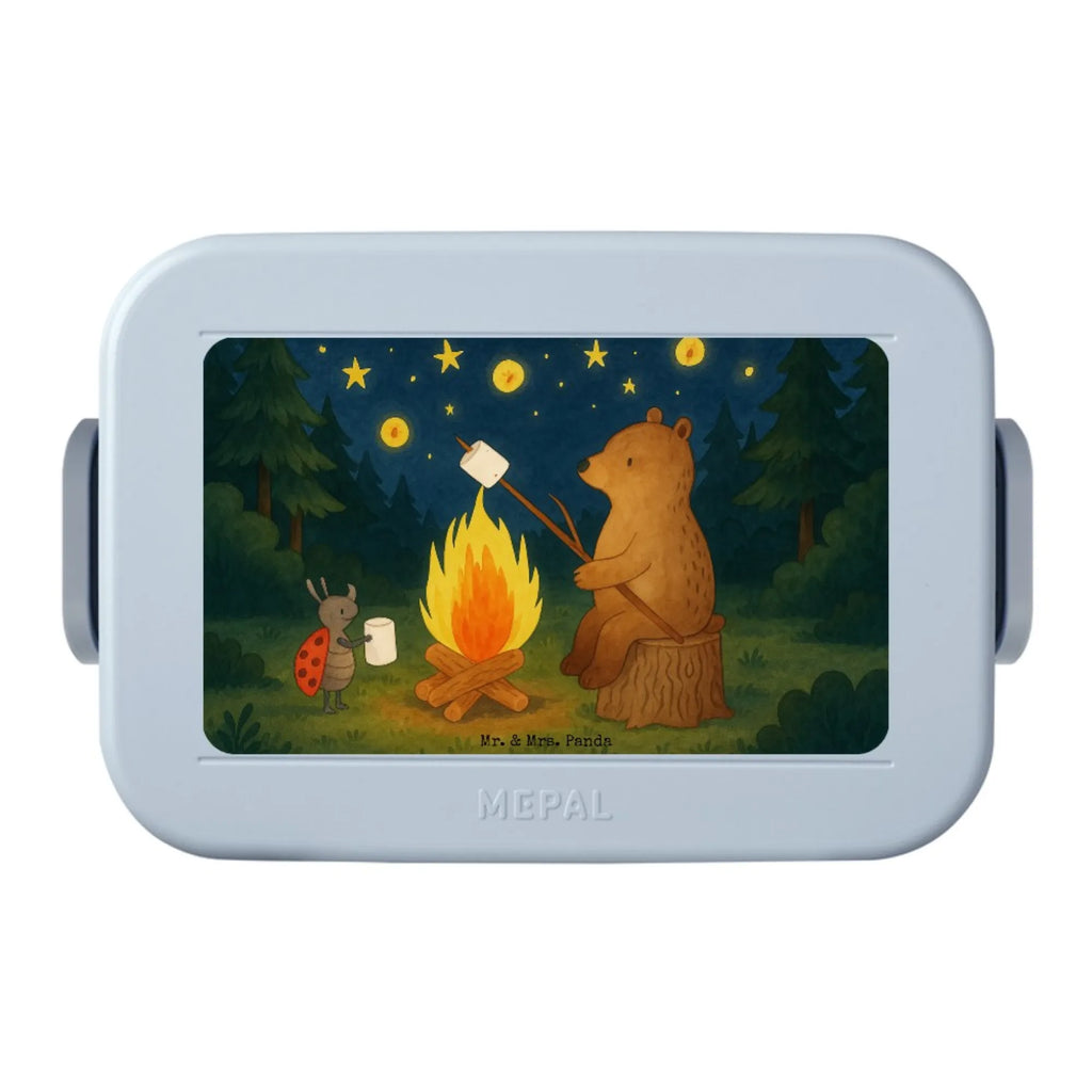 MEPAL Bentobox Bär & Marienkäfer Lagerfeuer Design Bentobox, Brotdose, Lunchbox, Bär, Teddy, Teddybär, Lagerfeuer