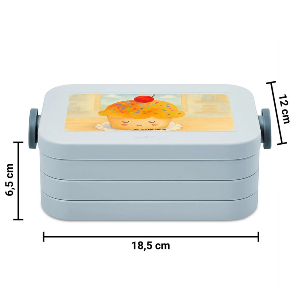 MEPAL Bentobox Cupcake Design Brotdose, Bentobox, Lunchbox, Tiermotive, Gute Laune, lustige Sprüche, Tiere, Wunder, Cupcakes, Muffin, Backen Geschenk, Geschenk Koch, Küche Spruch, Motivation Sprüche, Küche Deko