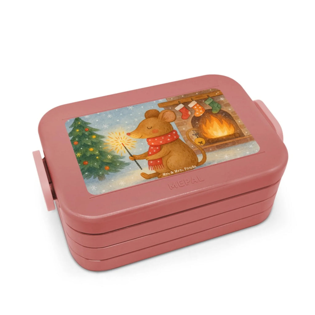MEPAL Bentobox Maus Weihnachten Design Lunchbox, Brotdose, Bentobox, Winter, Weihnachten, Weihnachtsdeko, Nikolaus, Advent, Heiligabend, Wintermotiv, Weihnachtsmotiv, Mäuschen, Maus, Weihnachtswunder, Weihnachtsgruß, Frohe Weihnachten