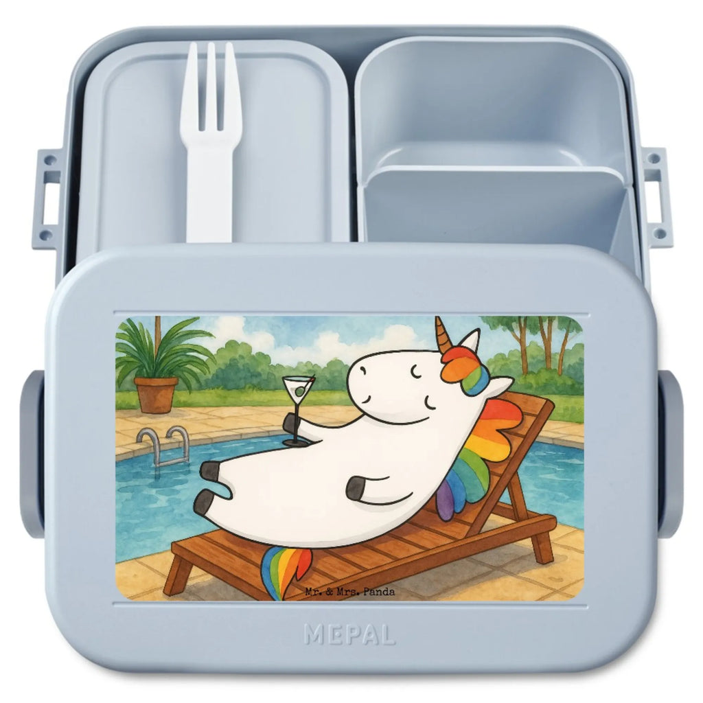 MEPAL Bentobox Einhorn Cocktail Design Bentobox, Brotdose, Lunchbox, Einhorn, Einhörner, Einhorn Deko, Unicorn, Spaß, Feiern, lustig, Freundin, Spruch, Geburtstag, Caipirinha, Glitzer, Cuba Libre, Party, witzig, Sekt, Rum