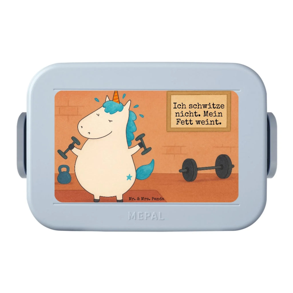MEPAL Bentobox Einhorn Fitness Design Lunchbox, Bentobox, Brotdose, Einhorn, Einhörner, Einhorn Deko, Unicorn, Abnehmen, Diät, Sixpack, Fitnessstudio, Sport, Gym, Fitness, Pumpen, Geräte