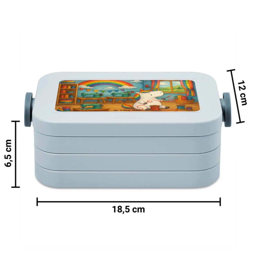 MEPAL Bentobox Einhorn Näherin Design Lunchbox, Brotdose, Bentobox, Einhorn, Einhörner, Einhorn Deko, Unicorn, Mädchen, Häkeln, basteln, Nähzimmer, nähen, Stricken, Freundin, Näherin