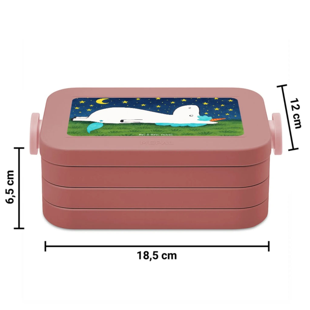 MEPAL Bentobox Einhorn Sternenhimmel Design Lunchbox, Brotdose, Bentobox, Einhorn, Einhörner, Einhorn Deko, Unicorn, Sternenhimmel, Sterne, Dachschaden, Verrückt