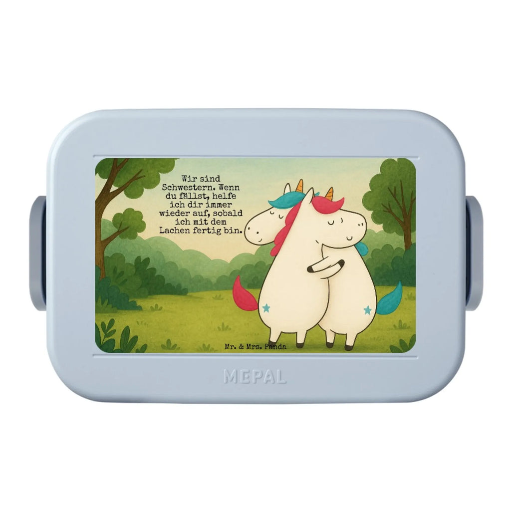 MEPAL Bentobox Einhörner Umarmen Design Brotdose, Bentobox, Lunchbox, Einhorn, Einhörner, Einhorn Deko, Unicorn, BFF, Geschwister, Liebe, Sister, Familie, Freundin, Schwester, Freundinnen, Schwestern