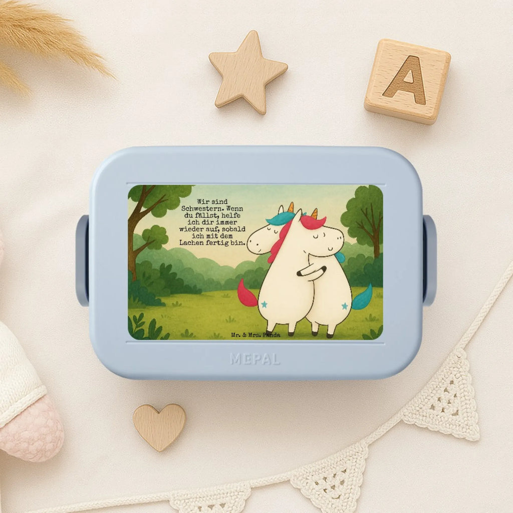 MEPAL Bentobox Einhörner Umarmen Design Brotdose, Bentobox, Lunchbox, Einhorn, Einhörner, Einhorn Deko, Unicorn, BFF, Geschwister, Liebe, Sister, Familie, Freundin, Schwester, Freundinnen, Schwestern