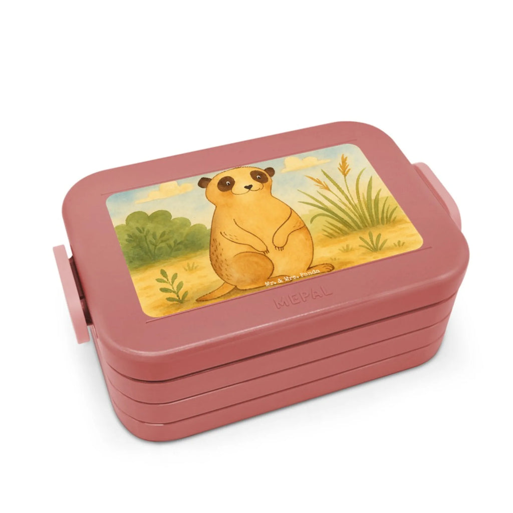 MEPAL Bentobox Erdmännchen Design Brotdose, Bentobox, Lunchbox, Afrika, Wildtiere, Erdmännchen, Traveling, Afrikareise, Roadtrip, Reisen, Weltreise, Spruch