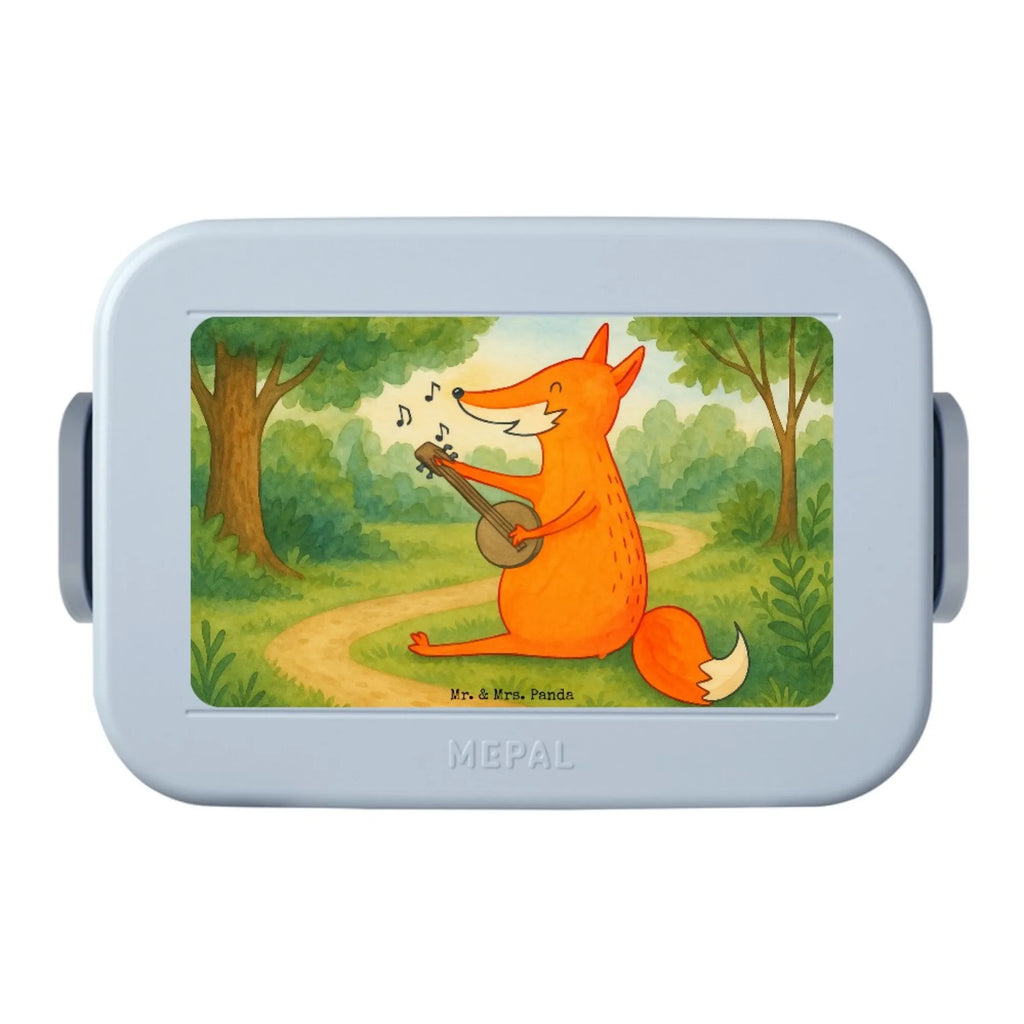 MEPAL Bentobox Fuchs Gitarre Design Brotdose, Lunchbox, Bentobox, Fuchs, Sänger, Musikerin, Geschenk Musiker, Sängerin, Musik Spruch, Gitarre, Füchse