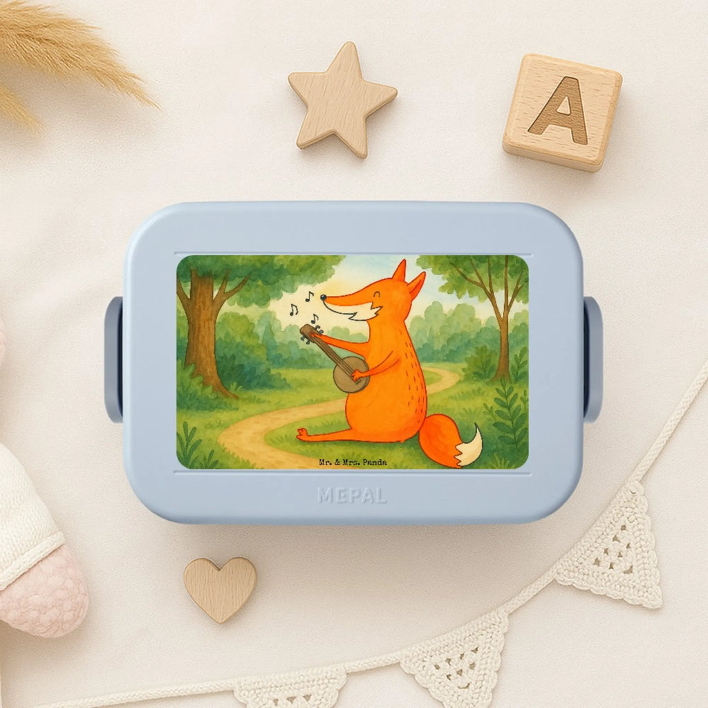 MEPAL Bentobox Fuchs Gitarre Design Brotdose, Lunchbox, Bentobox, Fuchs, Sänger, Musikerin, Geschenk Musiker, Sängerin, Musik Spruch, Gitarre, Füchse