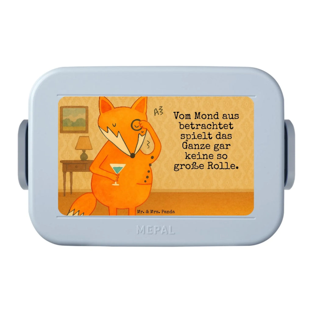 MEPAL Bentobox Fuchs Lord Design Lunchbox, Brotdose, Bentobox, Fuchs, Füchse, Liebeskummer Geschenk, Spruch lustig, Motivation Spruch, Problemlösung, tröstende Worte
