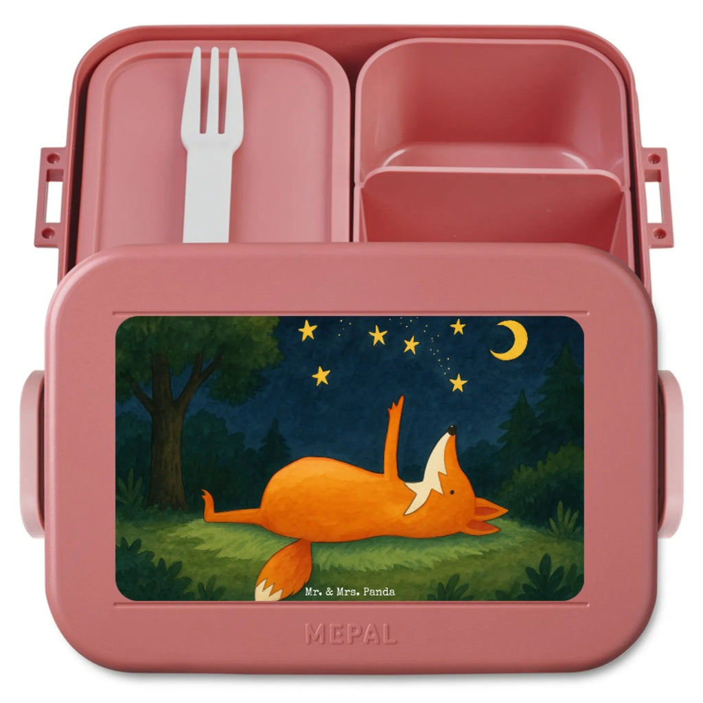 MEPAL Bentobox Fuchs Sterne Design Bentobox, Brotdose, Lunchbox, Fuchs, Romantik, tröstende Worte, Always Look on the Bright Side of Life, Füchse, Spruch schön, Spruch positiv