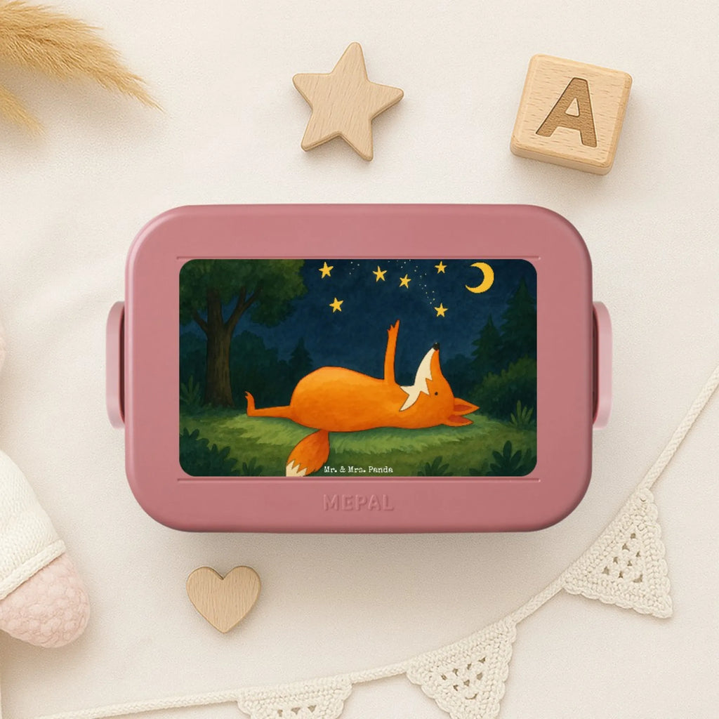 MEPAL Bentobox Fuchs Sterne Design Bentobox, Brotdose, Lunchbox, Fuchs, Romantik, tröstende Worte, Always Look on the Bright Side of Life, Füchse, Spruch schön, Spruch positiv