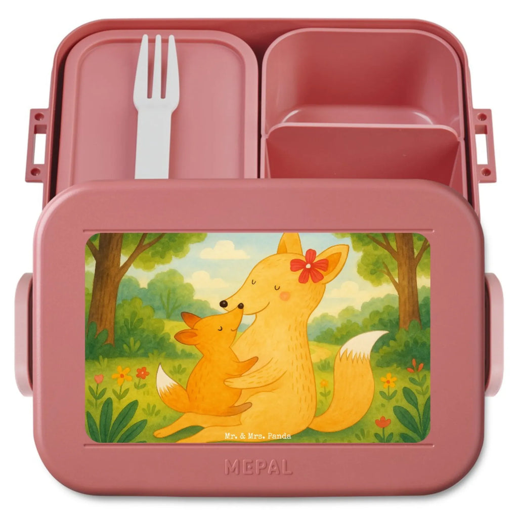 MEPAL Bentobox Fuchs Mama Design Lunchbox, Brotdose, Bentobox, Familie, Vatertag, Muttertag, Bruder, Schwester, Mama, Papa, Oma, Opa, Tochter, Mutter, Beste Tochter, Lieblingstochter, Geschenk