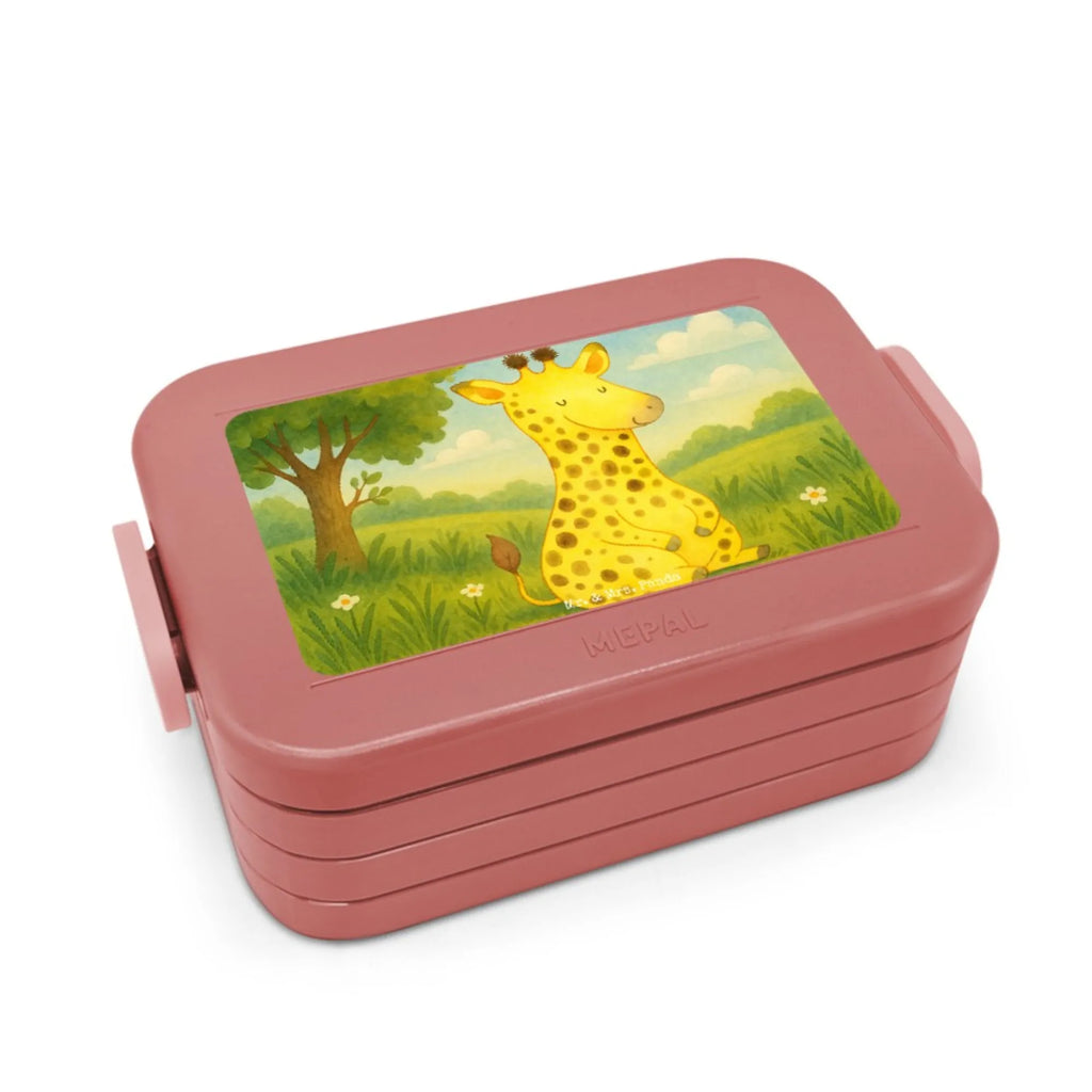MEPAL Bentobox Giraffe Zufrieden Design Lunchbox, Bentobox, Brotdose, Afrika, Wildtiere, Zufrieden, Abenteuer, Giraffe, Glück