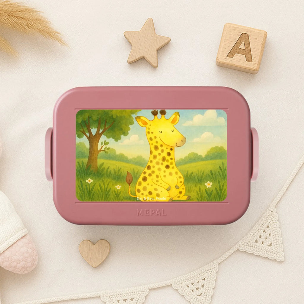 MEPAL Bentobox Giraffe Zufrieden Design Lunchbox, Bentobox, Brotdose, Afrika, Wildtiere, Zufrieden, Abenteuer, Giraffe, Glück